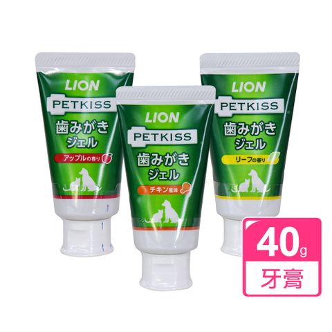 LION 日本獅王 PETKISS寵物系列 犬貓通用牙膏 40g