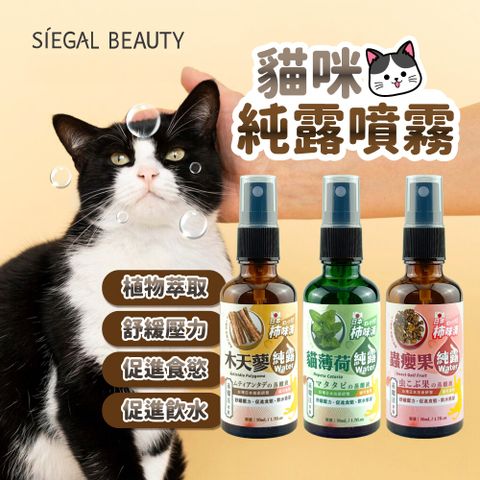日本柿味清 貓咪純露噴霧 木天蓼/蟲癭果/貓薄荷 貓咪情緒舒緩 促進食慾