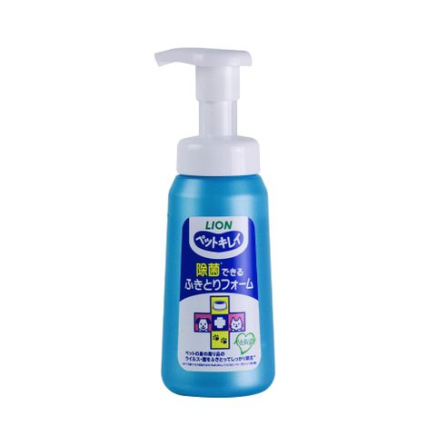 日本LION PET綺麗系列 犬貓潔淨慕斯 250ml