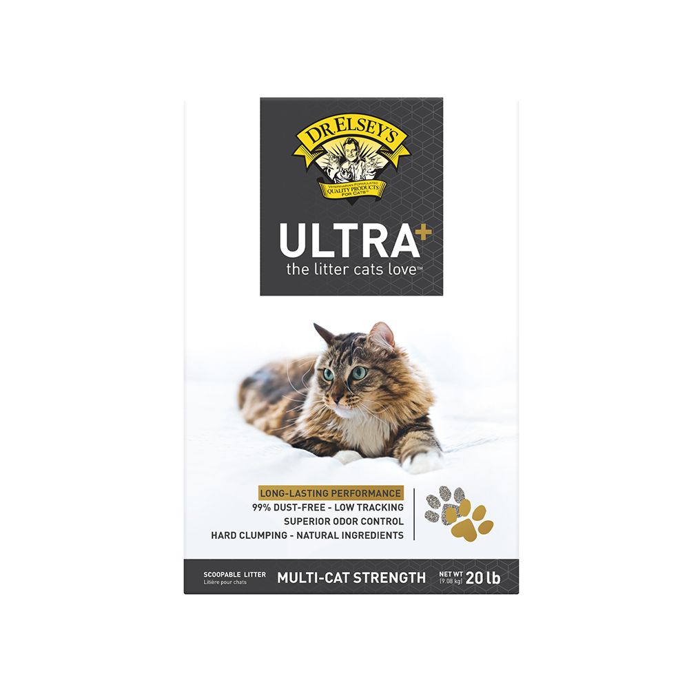 DR.ELSEYS 艾爾博士 Ultra+(達爾思)強力除臭長效貓砂20LB-藍標進化版