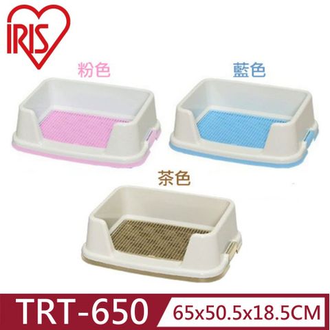 IRIS 日本防抓式狗用便盆 L號-青/桃/茶 (TRT-650)