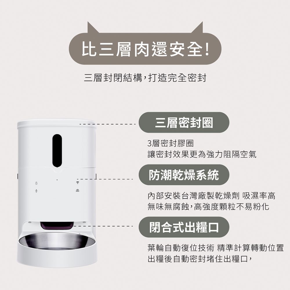 grantclassic 特經典 餵不停 LuxNourish 貓狗自動餵食器 3L【寵愛入門款】