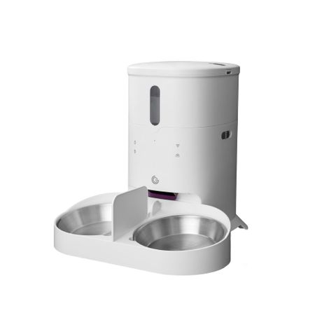 grantclassic特經典 餵不停貓狗自動餵食器寵愛入門款 智能寵物餵食器 雙碗組合