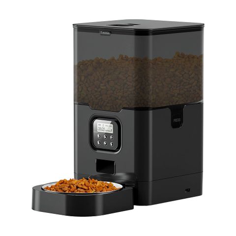 【IPSKY】方形寵物自動餵食機 6L 自動飼料機 自動餵食器 貓咪投食機