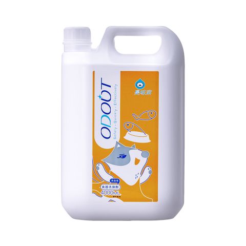 【臭味滾】貓用 食器洗滌劑 4000ML(洗碗、水碗、飲水機、塑膠玩具)