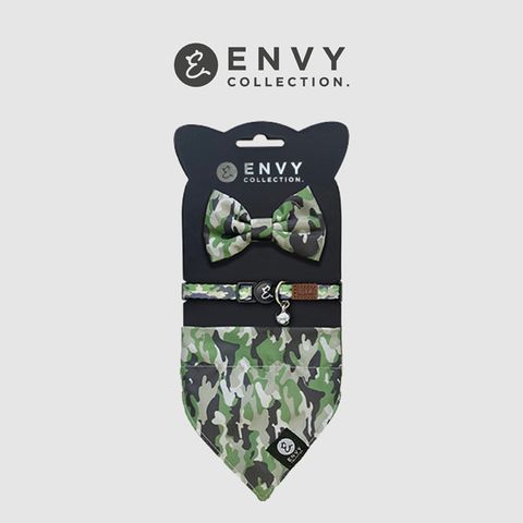 ENVY COLLECTION 貓頸圈 迷彩瘋奇幻三件組