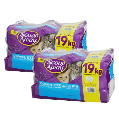 【2入】Scoop Away 超凝結貓砂 42LB/礦物砂/貓用品/礦沙/無塵砂