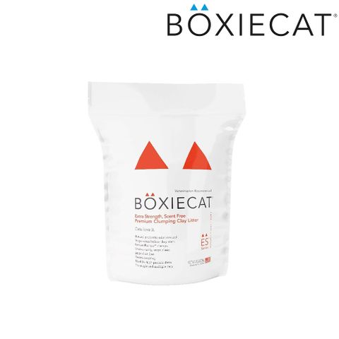 【2包組】美國頂級 BOXIECAT《博識貓 無粉塵黏土貓砂-紅色益生菌加強》16磅/7.26kg