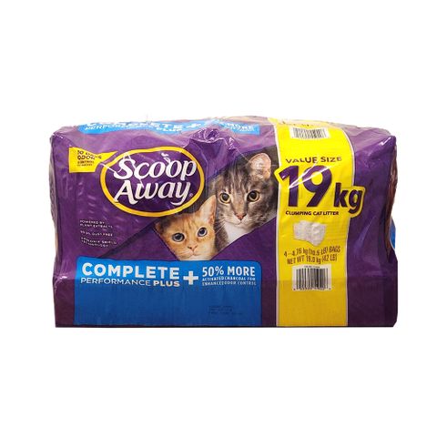 【Scoop Away】超凝結貓砂42LB/19KG(礦砂)