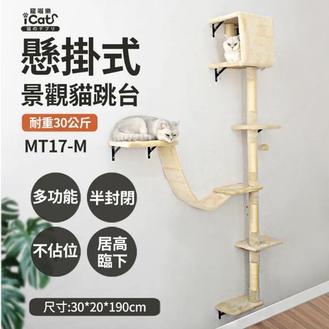 iCat 寵喵樂-懸掛式觀景貓跳台 (MT17-M)