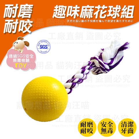 【PET DREAM】益智磨牙漏食球玩具系列趣味麻花球組 台灣製造 SGS檢驗安全無毒  麻花球組 寵物玩具 