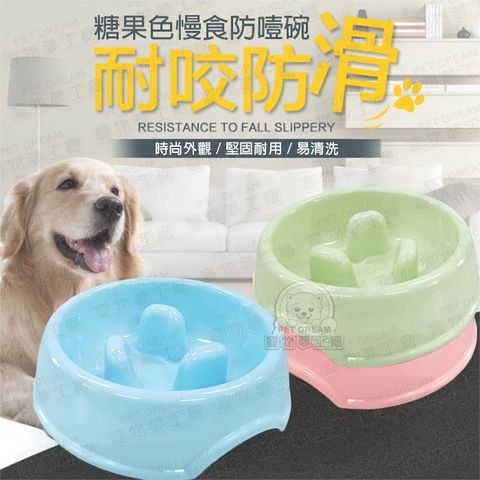 PET DREAM 慢食碗 糖果色慢食碗 飼料碗 寵物碗 寵物飼料碗 寵物餵食 寵物餐具 狗碗 貓碗  寵物用品