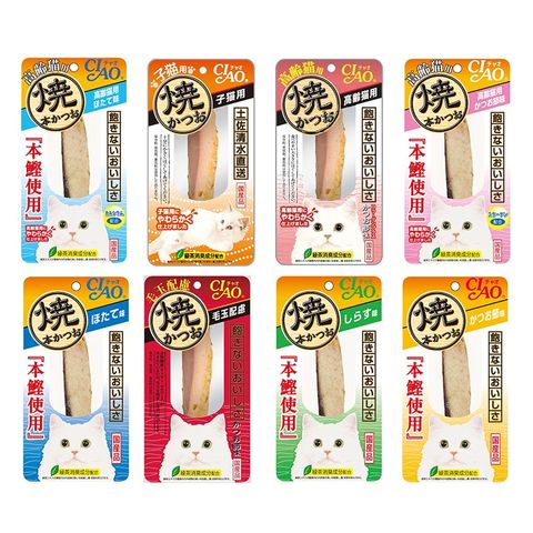 【PET DREAM】CIAO燒鰹魚柳條 日本公司貨 大條魚柳條 本鰹燒 鰹魚燒 燒鰹魚 肉泥 貓零食 貓魚柳條