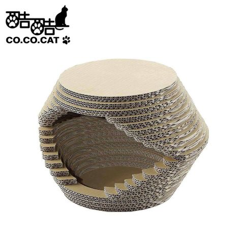 【Co.Co.Cat 酷酷貓 】愛斯基摩雪屋-100%台灣製貓抓板