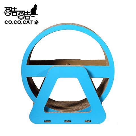 【Co.Co.Cat 酷酷貓 】摩天輪-100%台灣製貓抓板(隨機不挑色)