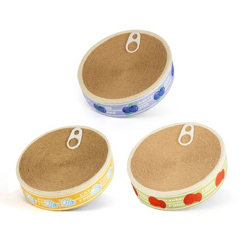 罐罐造型不掉屑貓抓板 顏色隨機