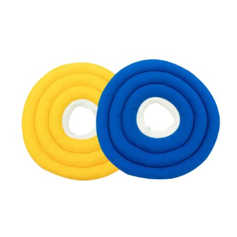 GoodMo歸毛家族-防舔咬軟式頭套-＜小太陽黃/地中海藍＞ L號