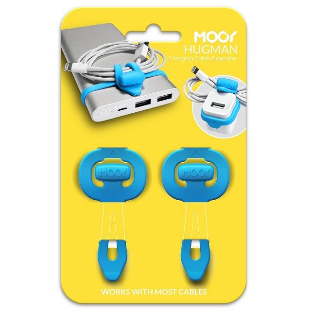 MOOY 麼依 Hugman抱緊緊行動電源束線帶-晴空藍