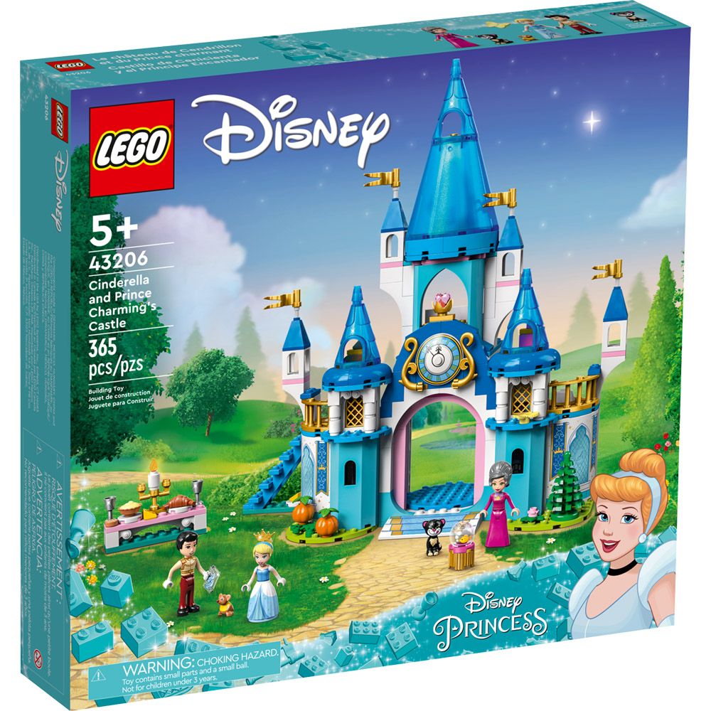 LEGO 樂高 積木 《 LT43206 》202206 迪士尼公主系列 - Cinderella and Prince Charmings Castle