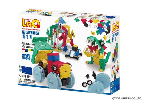 LaQ 基礎511(650pcs+30pcs)