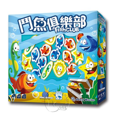 【新天鵝堡桌遊】鬥魚俱樂部	FISH CLUB－中文版