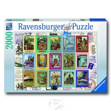 【德國Ravensburg拼圖】假期郵票Vacation Stamps-2000片