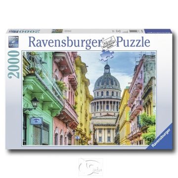 Ravensburger 維寶拼圖 【德國Ravensburg拼圖】古巴Colourful Cuba-2000片