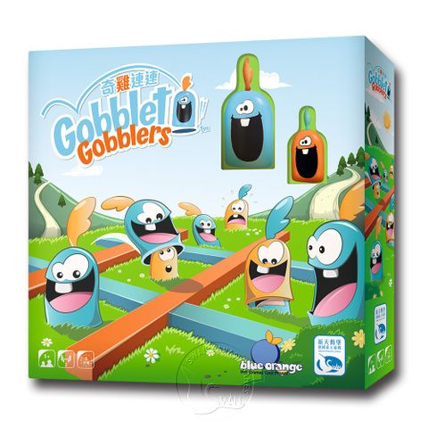 SWANPANASIA 新天鵝堡 【桌遊】奇雞連連塑膠版 Gobblet Gobblers Plastic中文版