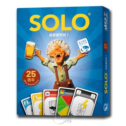 【新天鵝堡桌遊】SOLO 25週年紀念版 SOLO ANNIVERSARY VERSION－中文版