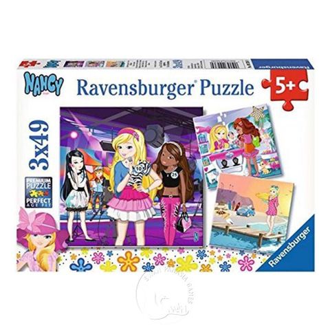 Ravensburger 維寶拼圖 【德國Ravensburg拼圖】亮麗女孩Dziewcz?ta-3x49片