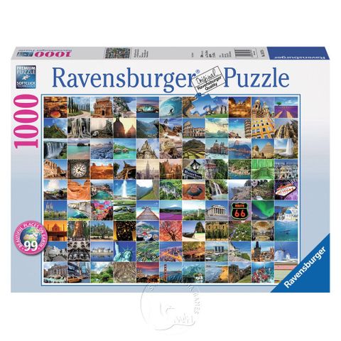 【德國Ravensburg拼圖】地球上99風景選粹99 Beautiful Places on Earth-1000片