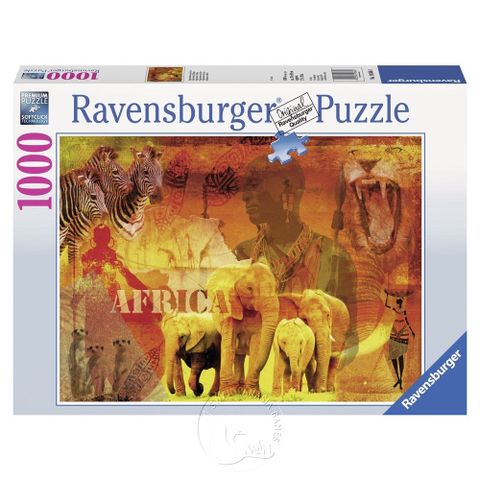 Ravensburger 維寶拼圖 【德國Ravensburg拼圖】非洲印象Afrika ?zlenimleri-1000片