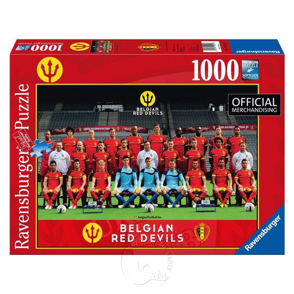 Ravensburger 維寶 【德國Ravensburg拼圖】國家足球隊比利時紅魔鬼Belgian Red Devils-1000片