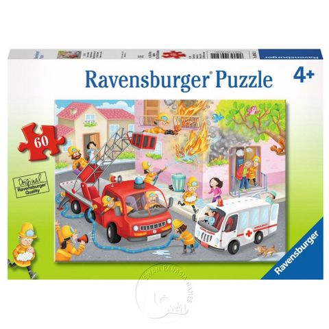 Ravensburger 維寶拼圖 【德國Ravensburg拼圖】消防員救援任務Firefighter Rescue-60片