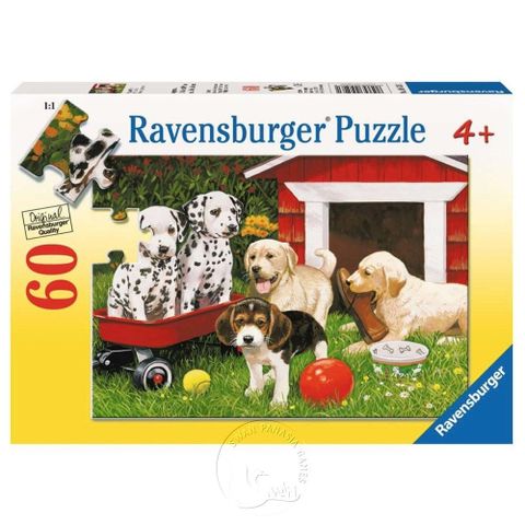 Ravensburger 維寶拼圖 【德國Ravensburg拼圖】幼犬派對Puppy Party-60片