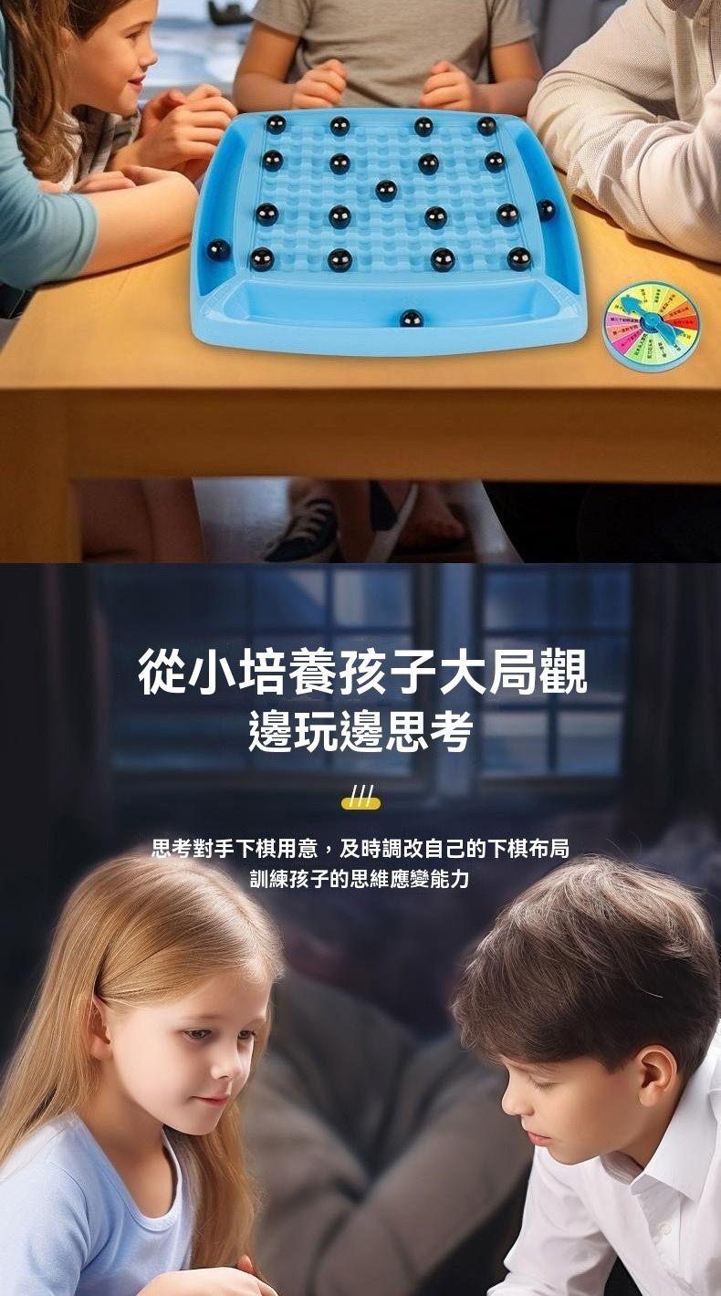 從小培養孩子大局觀邊玩邊思考思考對手下棋用意,及時調改自己的下棋布局訓練孩子的思維應變能力