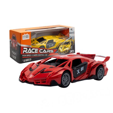 1:22 藍寶堅尼造型超跑RC無線遙控車(車頭燈亮/附3.7V充電池/時速30公里)(KS23Y)