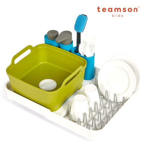 Teamson Joseph Joseph聯名款兒童趣味出水洗碗槽玩具組(感溫變色餐具)