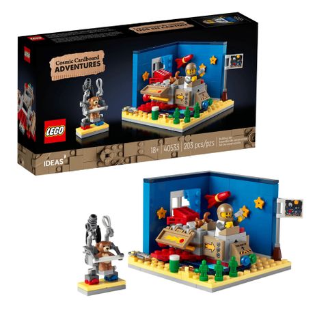 樂高 LEGO 積木 IDEAS系列 硬紙箱太空船的冒險 40533w