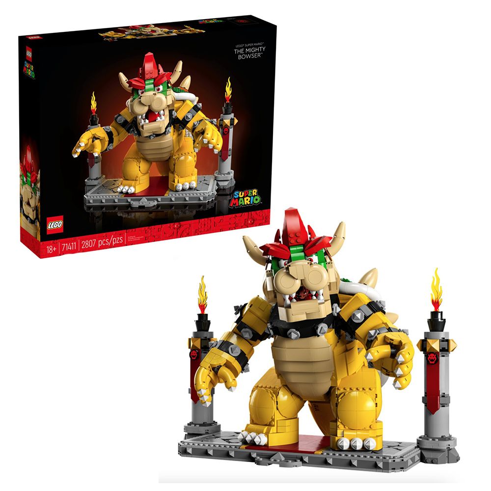 樂高LEGO 積木任天堂超級瑪利歐庫巴大魔王The Mighty Bowser 71411W