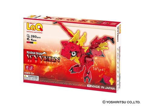【LaQ】雙足飛龍 (260pcs+4pcs)