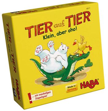 HABA MINI動物疊疊樂 德國桌遊4911TIER auf TIER