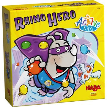 趣運動：超級犀牛（HABA 德國桌遊303411－Rhino Hero）