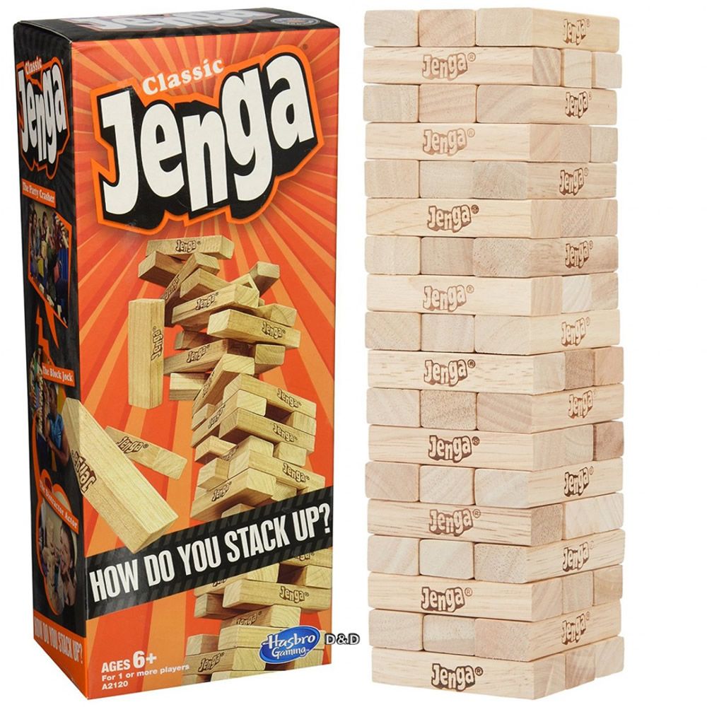 Hasbro 孩之寶 《 MB智樂遊戲 》Classic JENGA 層層疊(A2120)