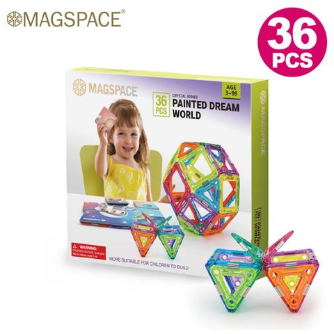 MAGSPACE潛能開發磁力建構片-36片