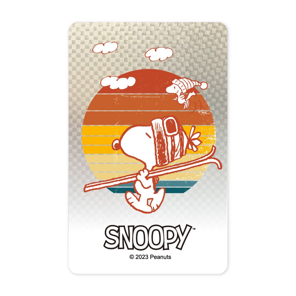 iPASS 一卡通 SNOOPY《滑雪》