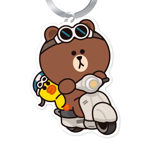 LINE FRIENDS《兜風》造型一卡通