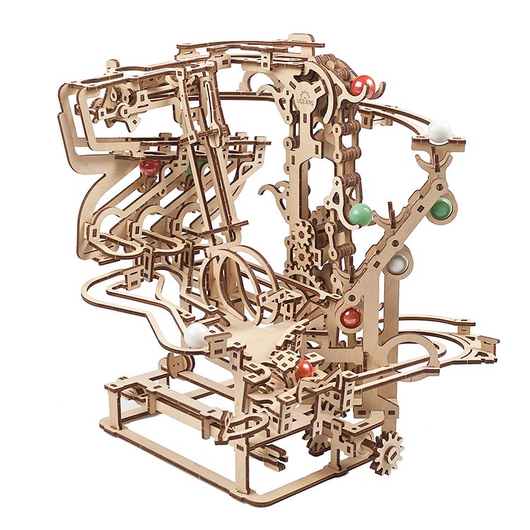 Ugears  自我推進模型 瘋狂彈珠台1號