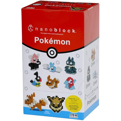 Nanoblock 迷你積木 《 Nano Block  》NBMC_14S MINI系列 精靈寶可夢(一盒6入)