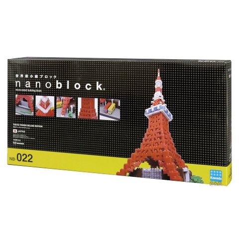 Nanoblock 迷你積木 《 Nano Block  》【世界主題建築系列】NB-022 東京鐵塔DX豪華新版